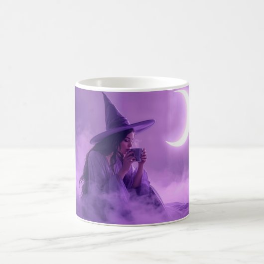 Witch Coffee Mug | Moonlight Halloween Cup Koffiemok (Center)