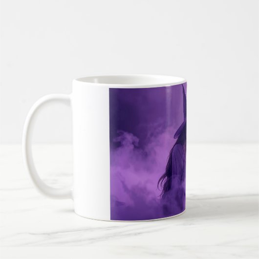 Witch Coffee Mug | Moonlight Halloween Cup Koffiemok (Links)