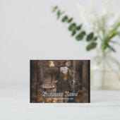 Witch Conjuring Spell 1 Fantasy Visitekaartjes (Staand voorkant)