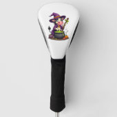 Witch Cow Cauldron Brew Golfheadcover (Voorkant)