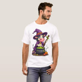 Witch Cow Cauldron Brew T-shirt (Voorkant volledig)