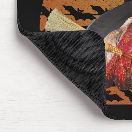 Witch Crab Funny Halloween Hermit Crab Lover Muismat (Hoek)