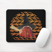 Witch Crab Funny Halloween Hermit Crab Lover Muismat (Met muis)