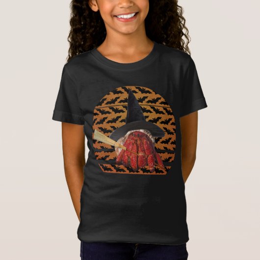 Witch Crab Funny Halloween Hermit Crab Lover T-shirt (Voorkant)
