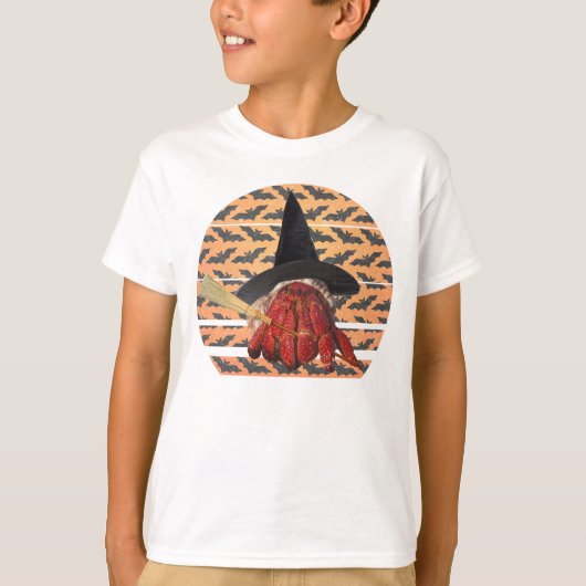 Witch Crab Funny Halloween Hermit Crab Lover T-shirt (Voorkant)
