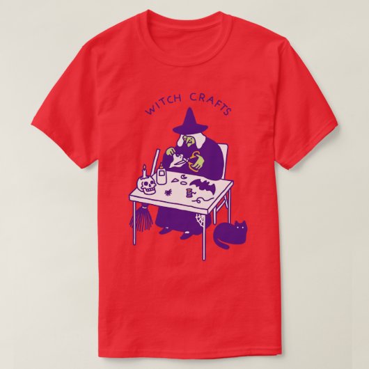 Witch Crafts Halloween voor vrouwen T-shirt (Design voorkant)