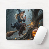 Witch Crashing Into a Tree While Texting Muismat (Met muis)