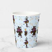 Witch Creepy Spooky Halloween Party Papieren Bekers (Rechts)