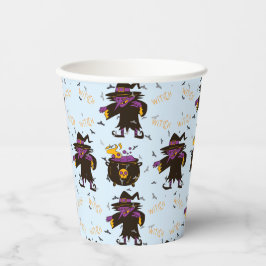 Witch Creepy Spooky Halloween Party Papieren Bekers