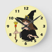 Witch Design Ronde Klok (Voorkant)