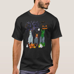 Witch Doberman Pinscher Dog Halloween Costume Fam T-shirt