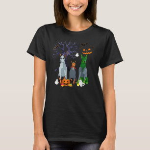 Witch Doberman Pinscher Dog Halloween Costume Fam T-shirt
