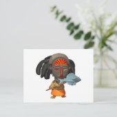 Witch Doctor Briefkaart (Staand voorkant)