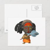 Witch Doctor Briefkaart (Voorkant / Achterkant)
