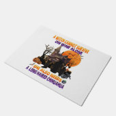 Witch Dog Halloween Deurmat (Schuin)