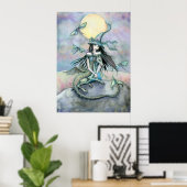 Witch Dragon Poster door Molly Harrison (Thuiskantoor)