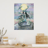 Witch Dragon Poster van Molly Harrison (Keuken)