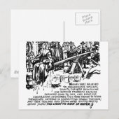 Witch Dunking Briefkaart (Voorkant / Achterkant)