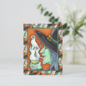 WITCH EAT SCREAMICE CREAM CONE, HALLOWEEN H FEESTDAGENKAART (Staand voorkant)