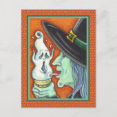 WITCH EAT SCREAMICE CREAM CONE, HALLOWEEN H FEESTDAGENKAART (Voorkant)