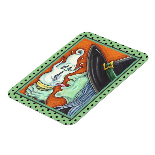 WITCH EAT SCREAMICE CREAM CONE, HALLOWEEN M MAGNEET (Linkerzijde)