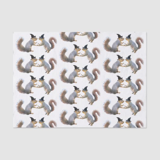 Witch Eekhoorns Tissue Paper Tissuepapier (Voorkant)