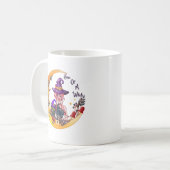 Witch en Black Cat Koffiemok (Voorkant links)