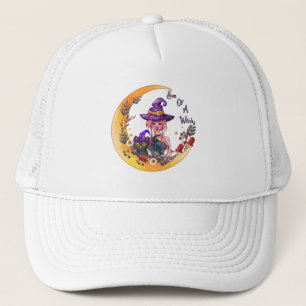 Witch en Black Cat Trucker Pet