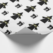 Witch en Cat Gift Wrapping Paper by Cheeky Witch Cadeaupapier (Hoek)