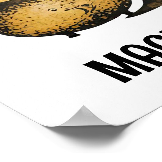 Witch en Cat Poster (Hoek)