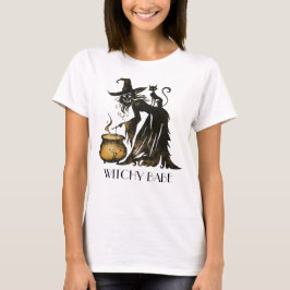 Witch en Cat T-shirt