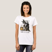 Witch en Cat T-shirt (Voorkant volledig)