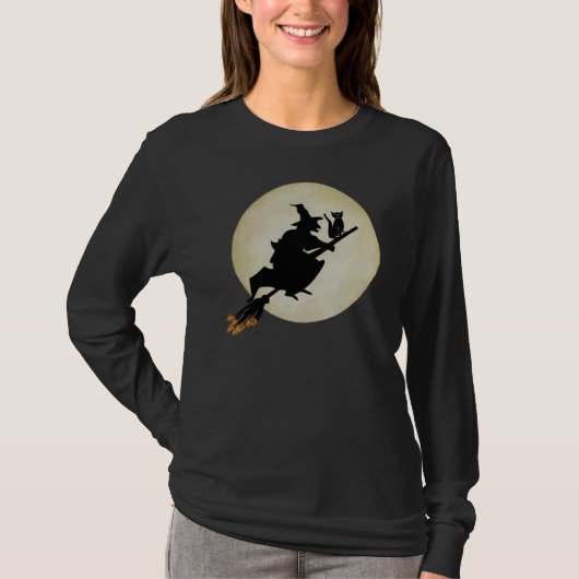 Witch en Cat T-shirt (Voorkant)