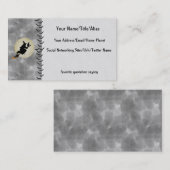 Witch en Cat Visitekaartje (Voorkant / Achterkant)