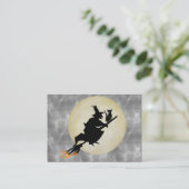 Witch en Cat Visitekaartje (Staand voorkant)