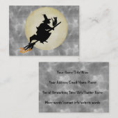 Witch en Cat Visitekaartje (Voorkant / Achterkant)