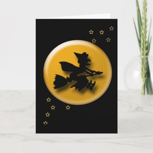 Witch en de maan kaart (Voorkant)