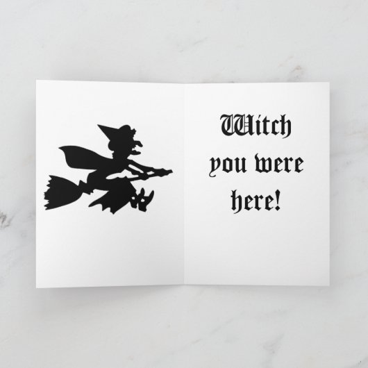 Witch en de maan kaart (Binnen)