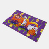 Witch en Ghost Boo Deurmat (Schuin)