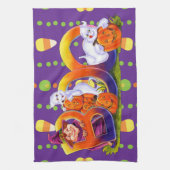 Witch en Ghost Boo Theedoek (Verticaal)