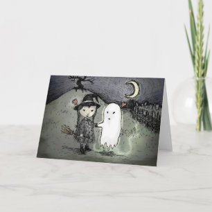 Witch en Ghost in Love Kaart