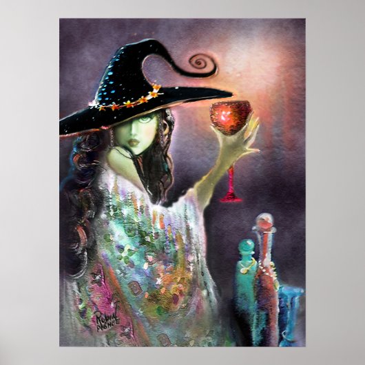 Witch en Goblet Poster (Voorkant)
