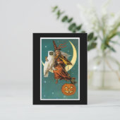 Witch en Hare Owl Briefkaart (Staand voorkant)