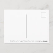 Witch en Hourglass Briefkaart (Achterkant)