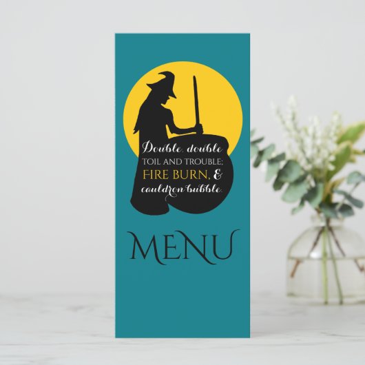 Witch en Moon Magic Spell Menu (Staand voorkant)