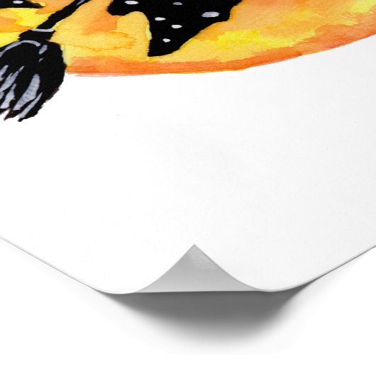 Witch en Moon Poster (Hoek)