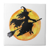 Witch en Moon Tegeltje (Voorkant)