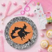 WITCH EN OUDE RUIMTE PAPIEREN BORDJE (Feest)