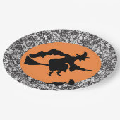 WITCH EN OUDE RUIMTE PAPIEREN BORDJE (Gekanteld)