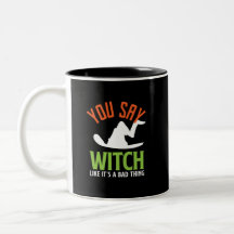 Witch en Witchcraft Puns Funny Halloween